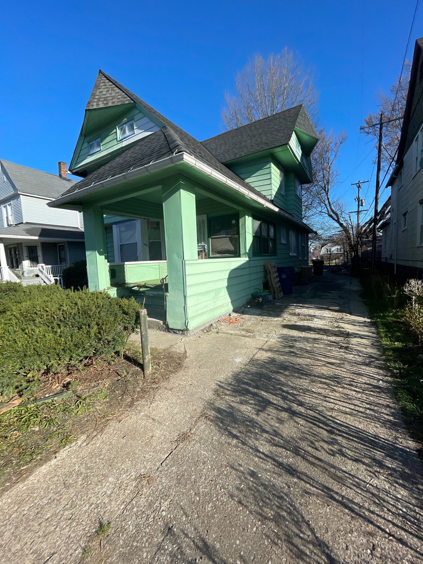 Exterior Painting using Benjamin Moore Element Guard by Callaway Contracting LLC