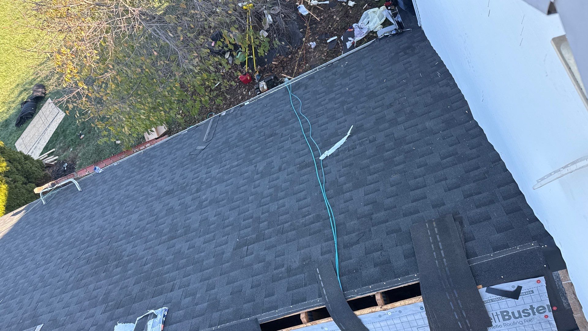 Residential Roofing Installation using Timberline HDZ Shingles - Charcoal by RoofX 
