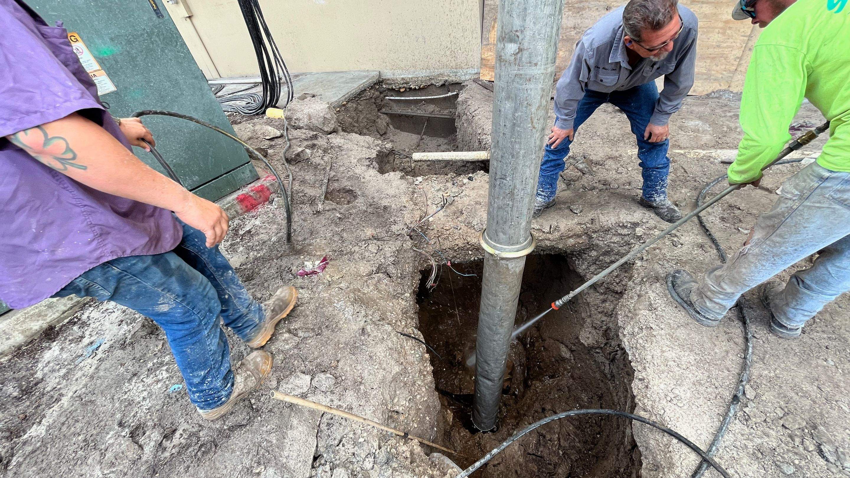 Ritz-Carlton North Service Road Daylighting by Don Mar, Inc. Storm Water Solutions