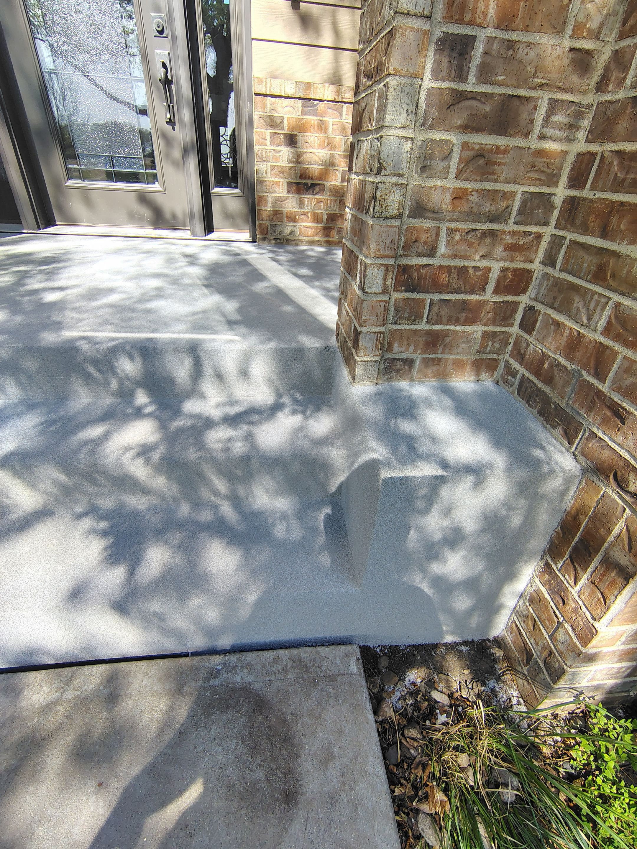 Front Porch Concrete Coating and Restoration in Harrisburg by Select Painting, Coatings & Garage Cabinets