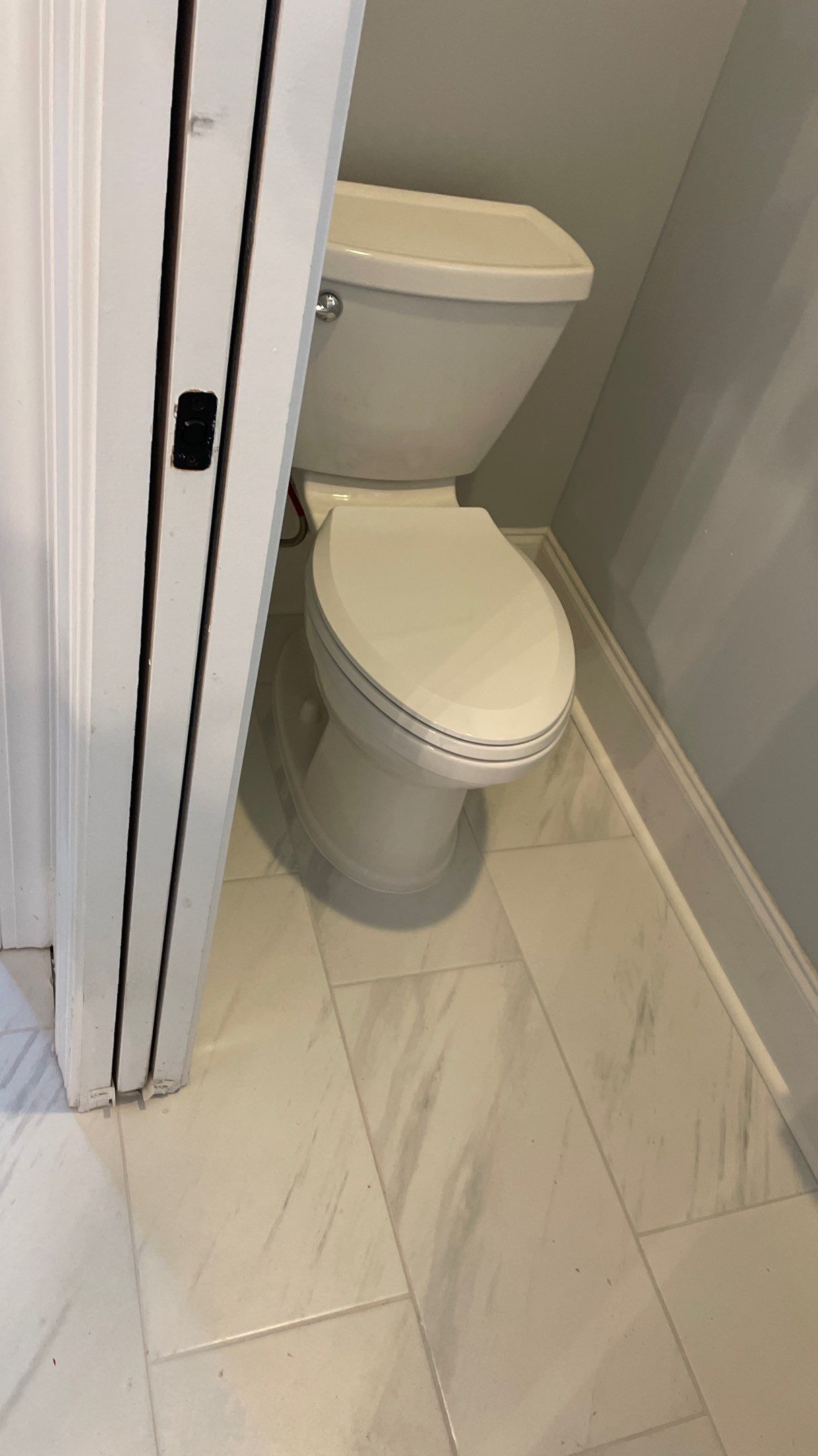Bright Bathroom Remodel with Wall Removal, Stand Alone Tub and New Vanity by Footprints Floors of Coastal Carolina
