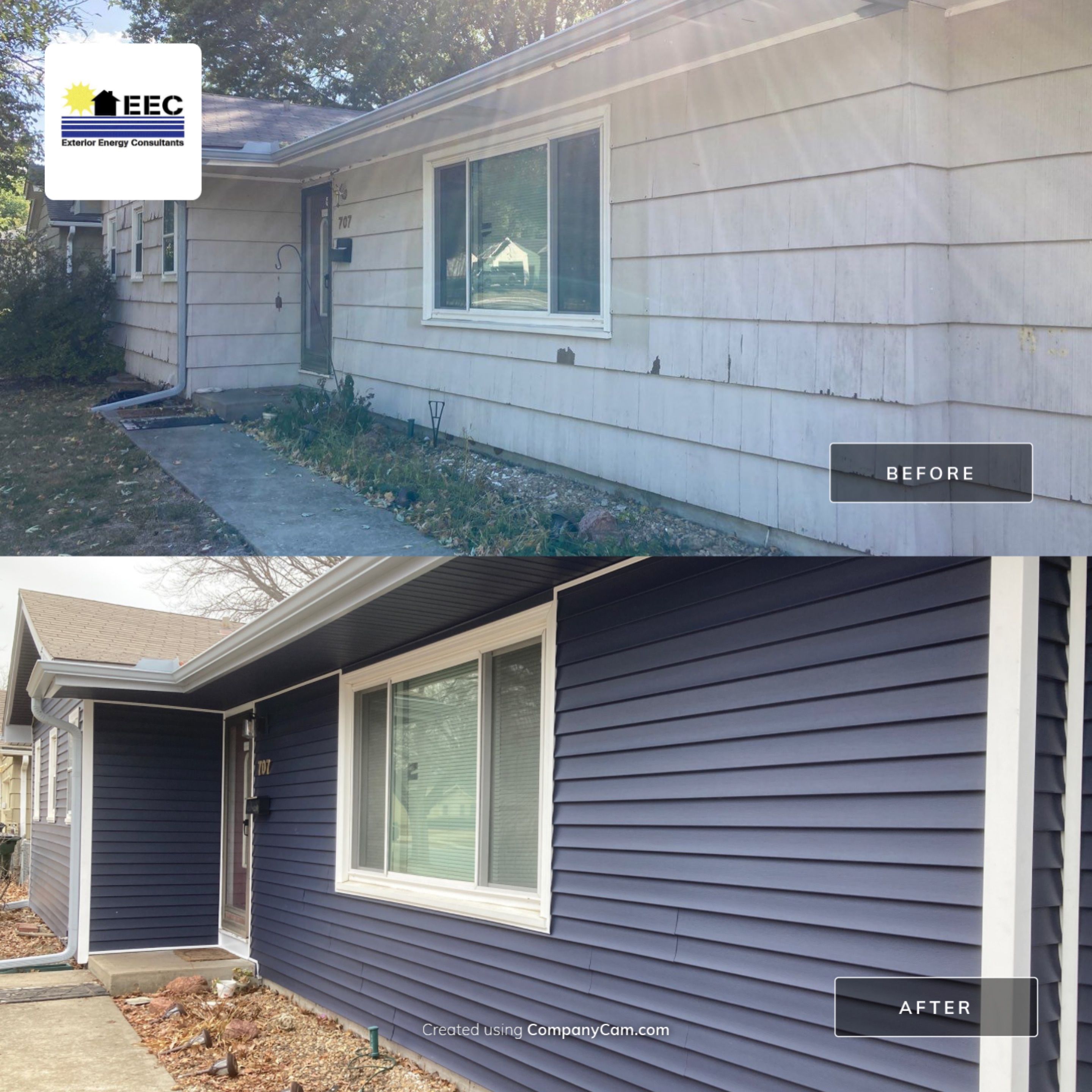 Siding Installation using D4 Market Square by EEC  Windows, Siding & Roofing 