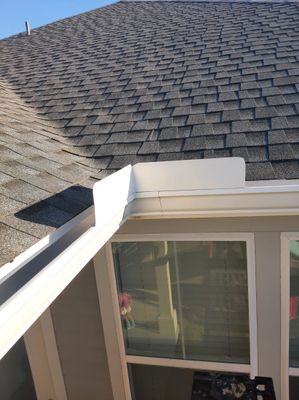 Gutter Installation using K-Style Seamless Gutters