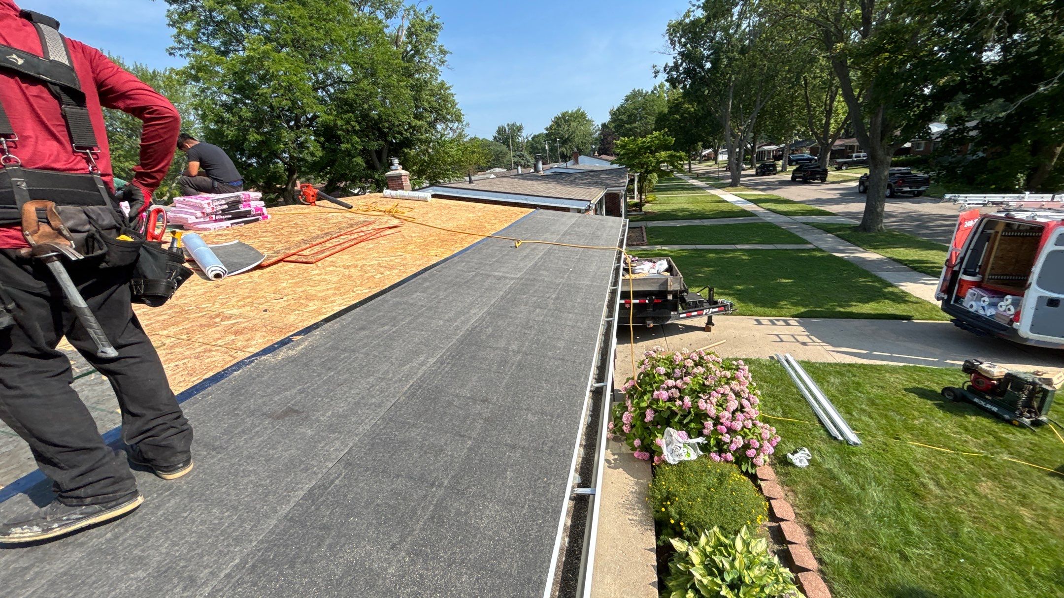 Roof Replacement using Owens Corning Driftwood by 180 Contractors