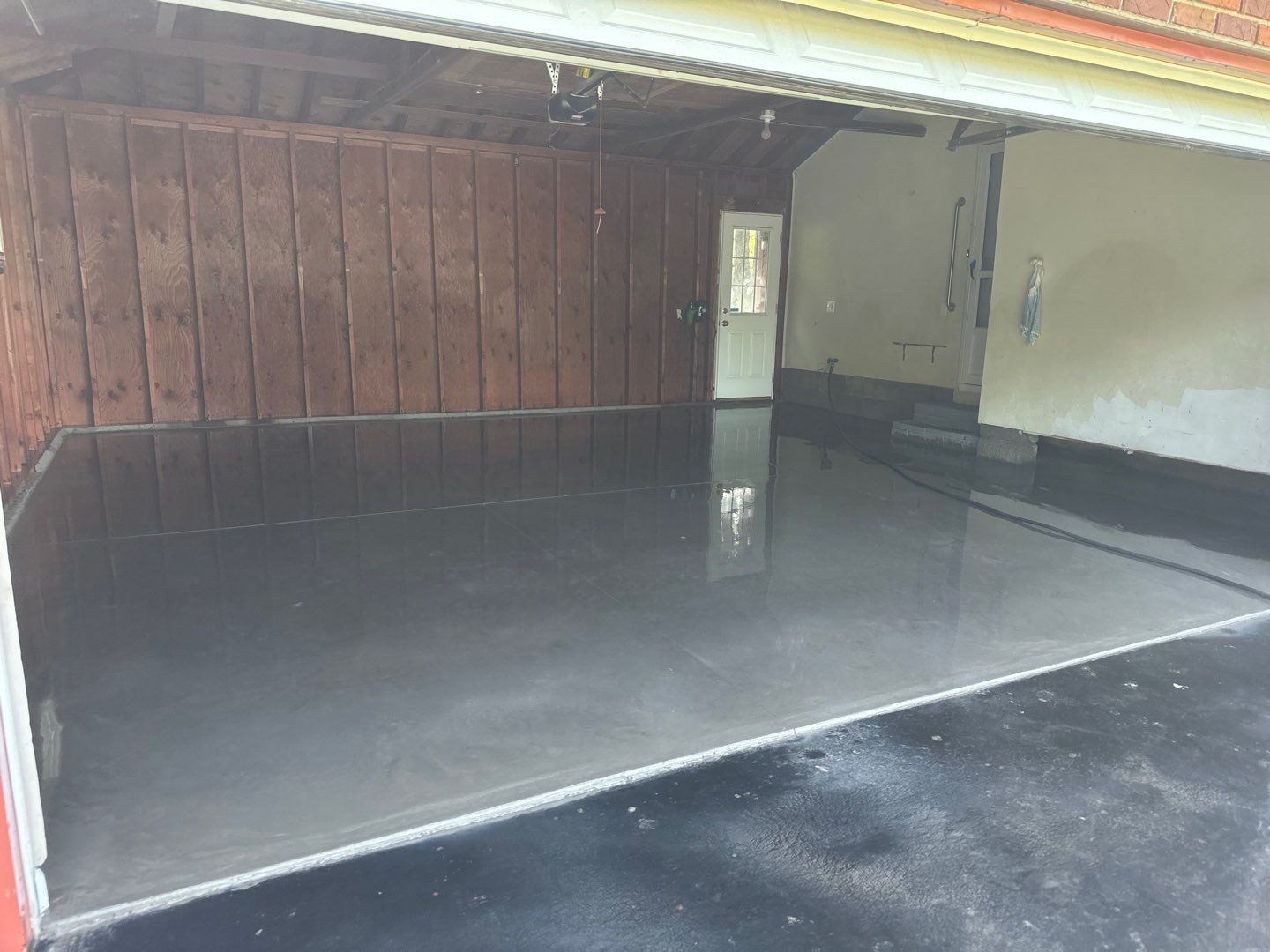 Concrete garage floor replacement  by NG Masonry & Construction LLC