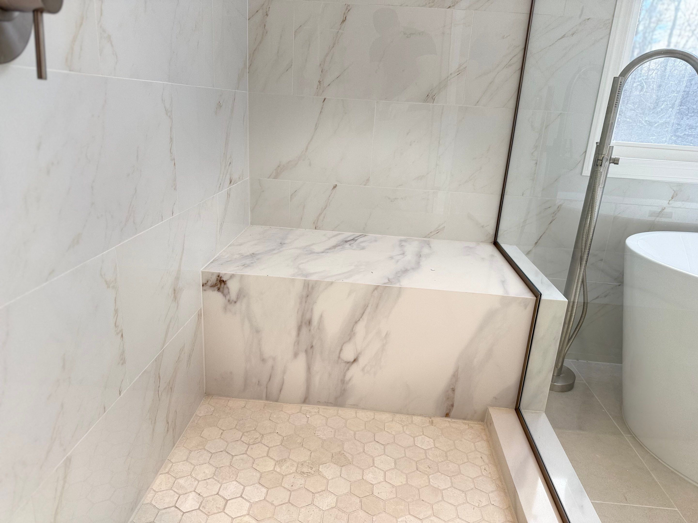 Bathroom Remodel using Tile by Home Concepts Construction