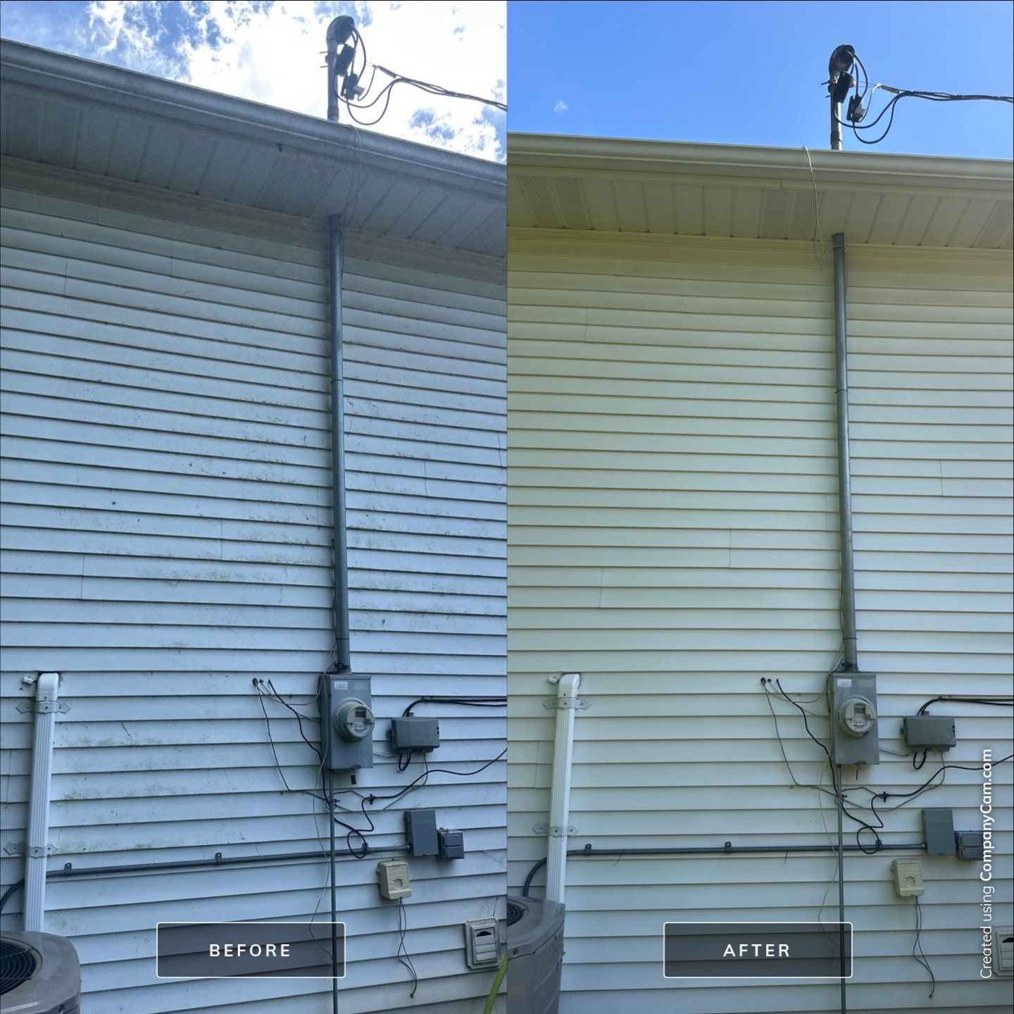 Project in Fox Lake by Simmons Power & Soft Washing