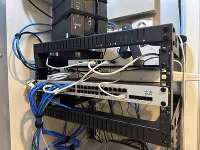 Structured cabling installation by CimaSolutions