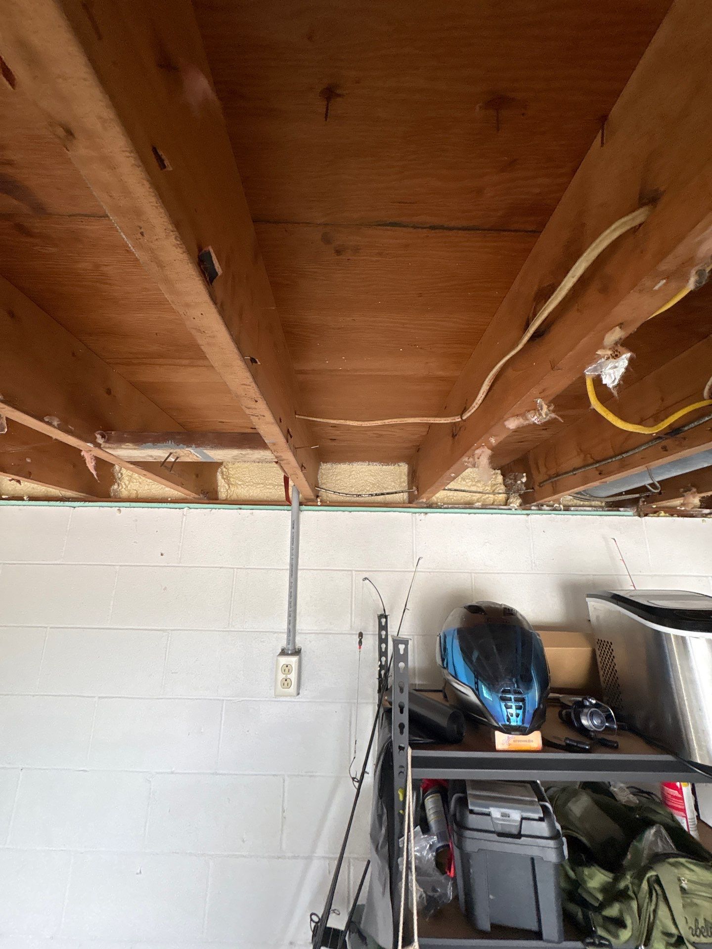 Rim joist insulation in Wintersville, OH by Home Environment Solutions