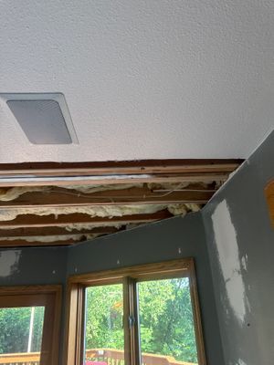 Kitchen & Bathroom Ceiling Drywall Repair, Texture Application & Painting