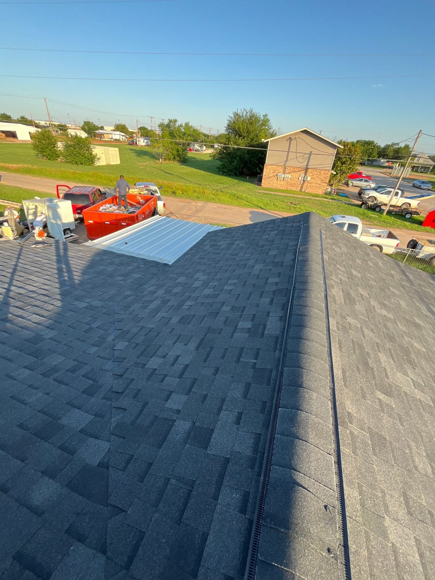 Reroof with Full Redeck by Berry Good Roofing 