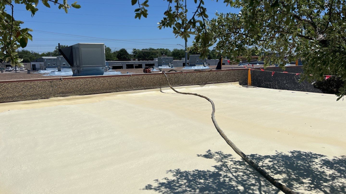 Foam & Metal Roof Restoration – Thermo Sensors (Garland, TX) by All Star Roofing LLC