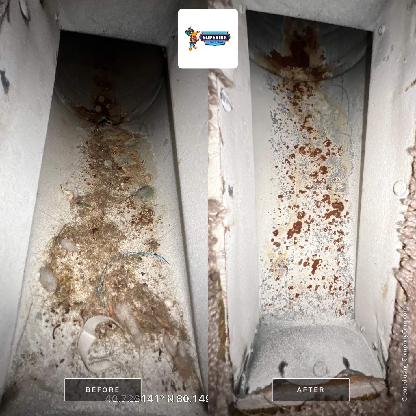 Air Duct Cleaning With a Vacuum Truck in Cranberry Township, PA by Superior Air Duct Cleaning