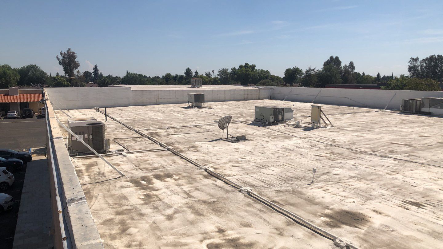 Reburbish existing spray foam job by Straight Edge Roofing Inc