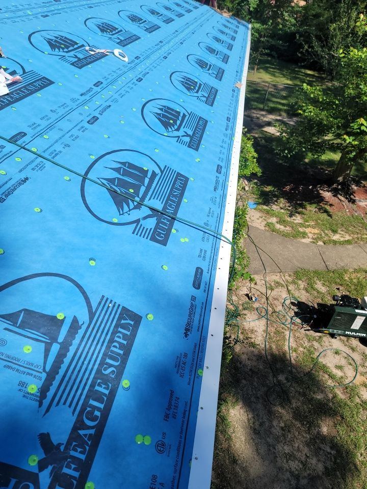 Residential Roofing Repair using Roof Replacement by American Roofing & Construction LLC