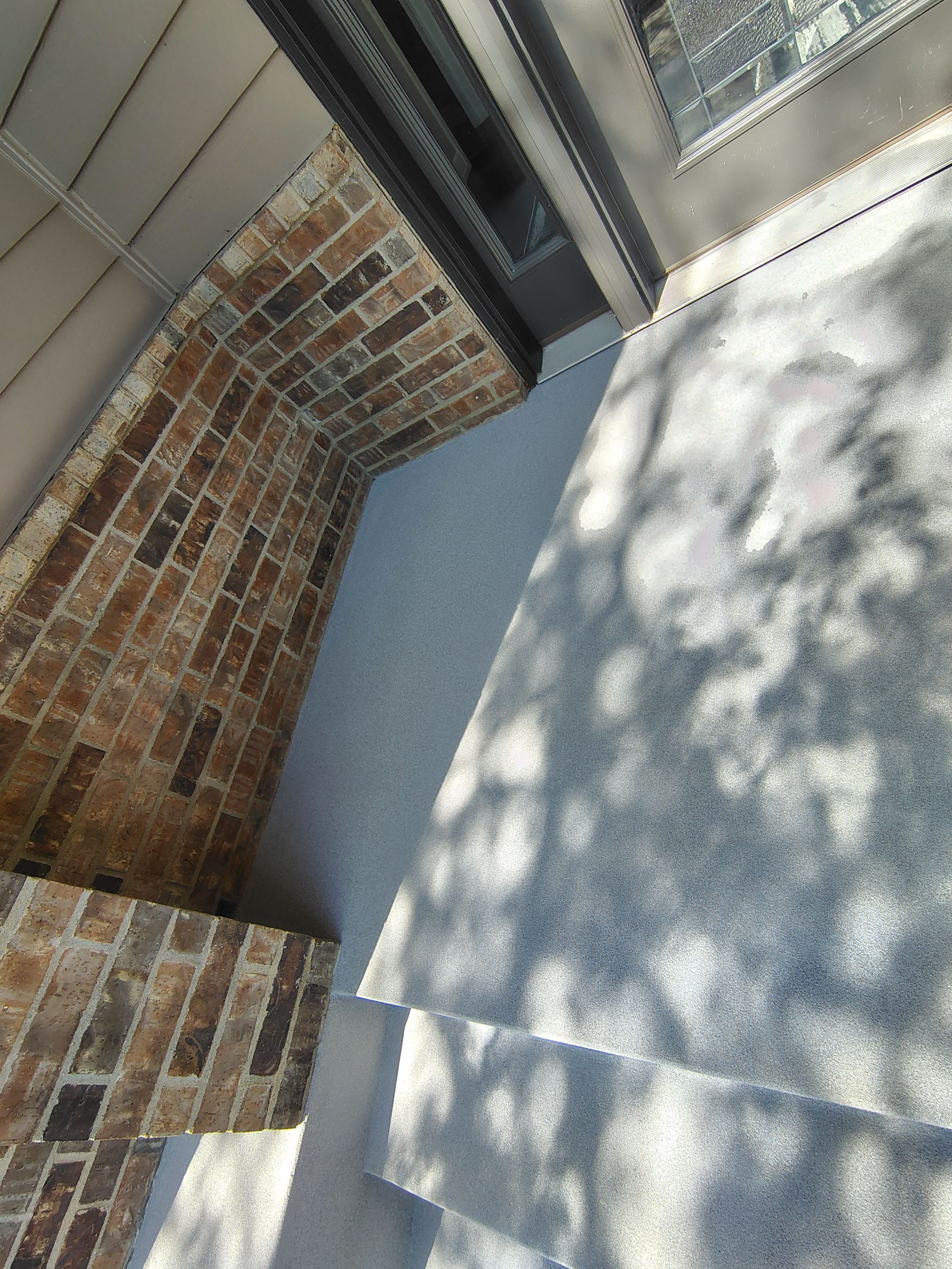 Front Porch Concrete Coating and Restoration in Harrisburg by Select Painting, Coatings & Garage Cabinets