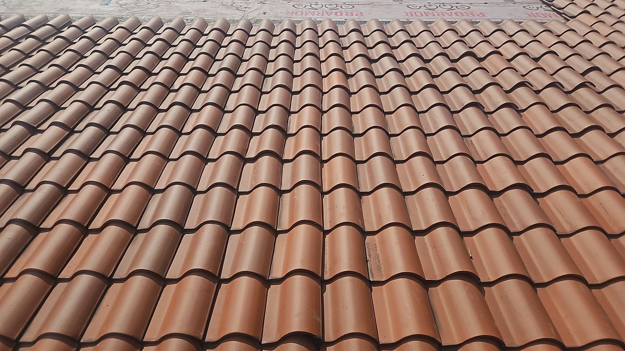 Commercial Roofing using  Ludowici Spanish 18 Clay Tile by Absolute Roofing and Construction