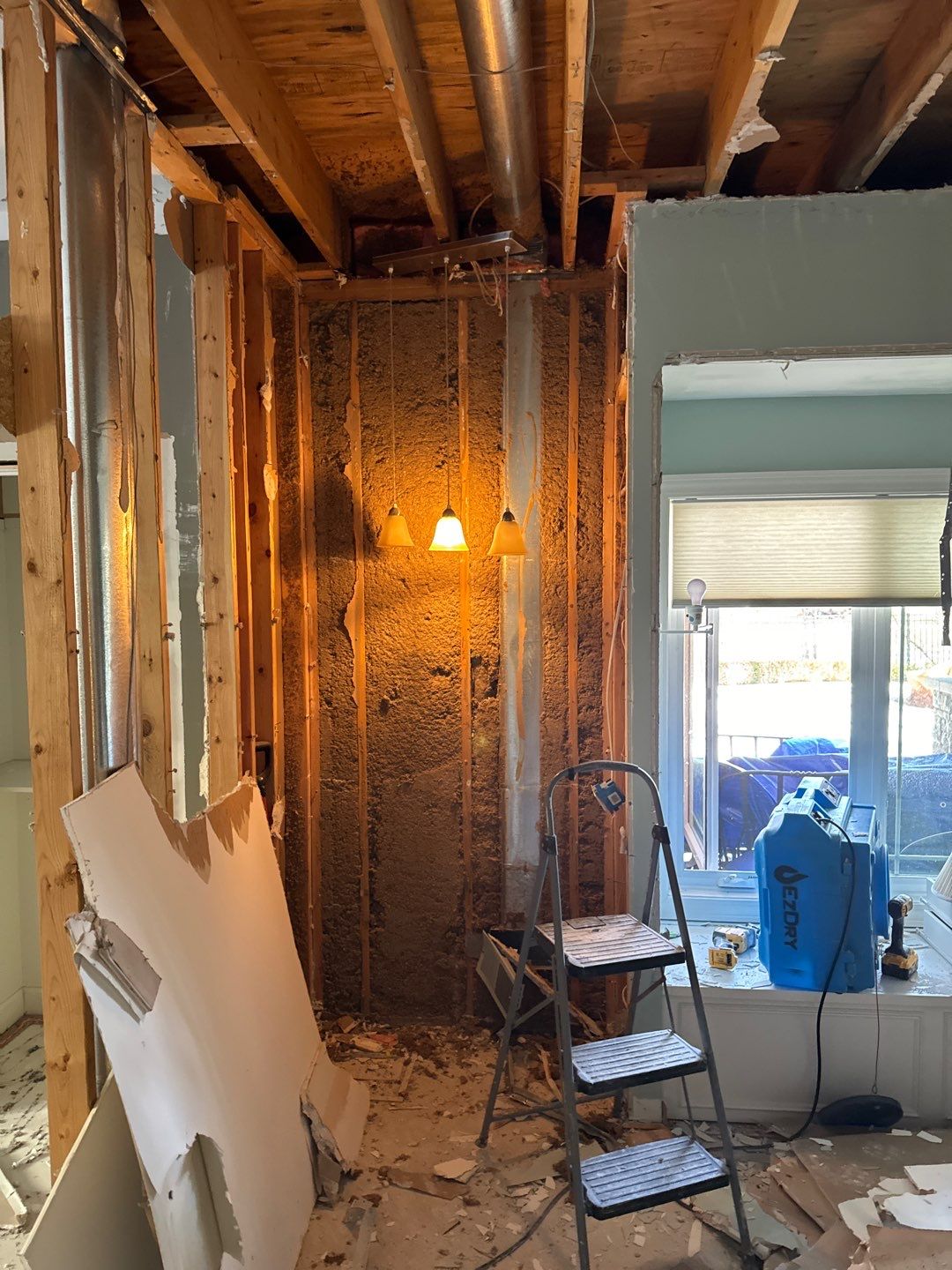Project in Commerce Charter Twp by EzDry Water Mitigation & Property Restoration