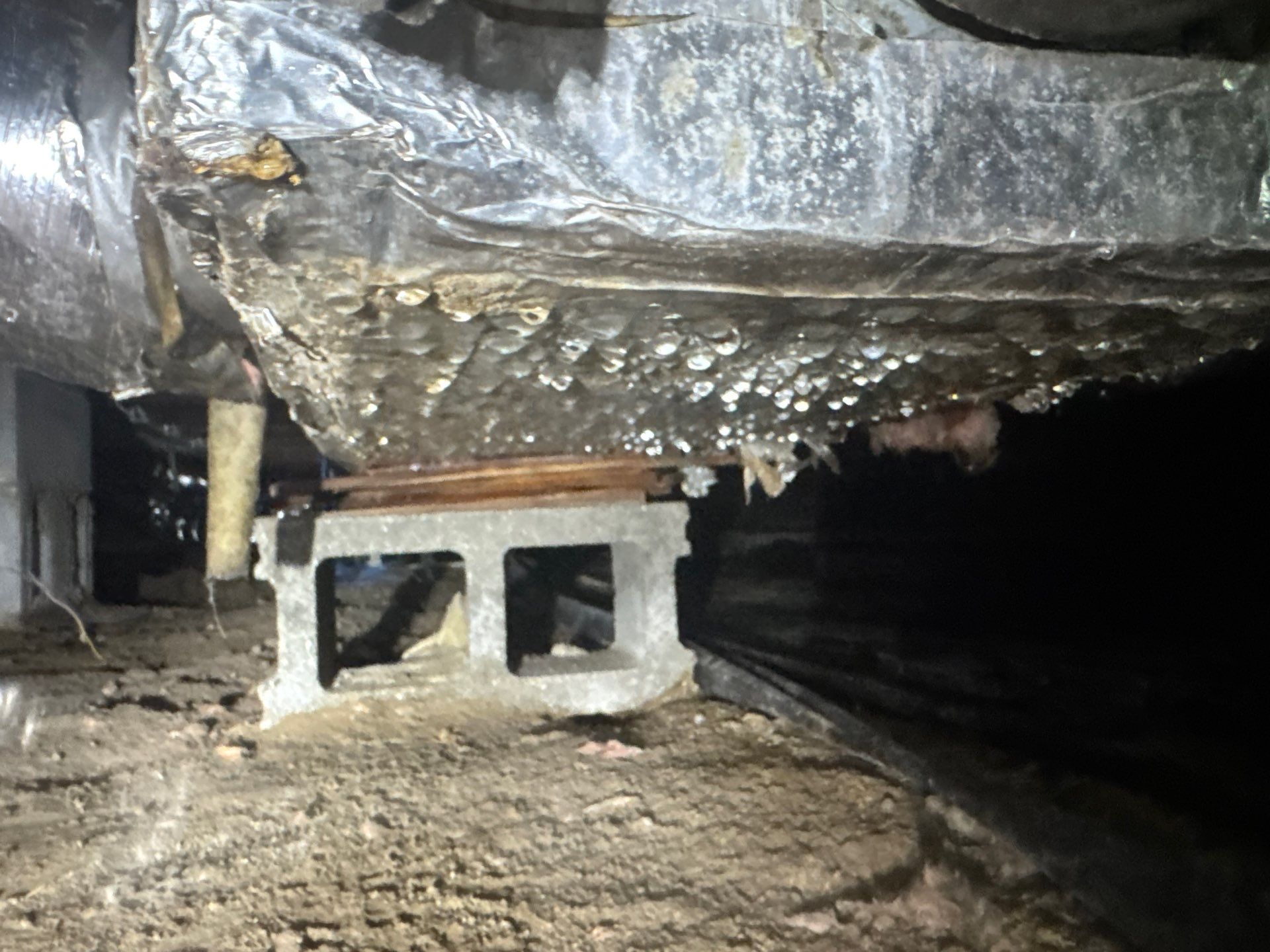 Project in Carrsville by Patriot Crawl Space Repairs