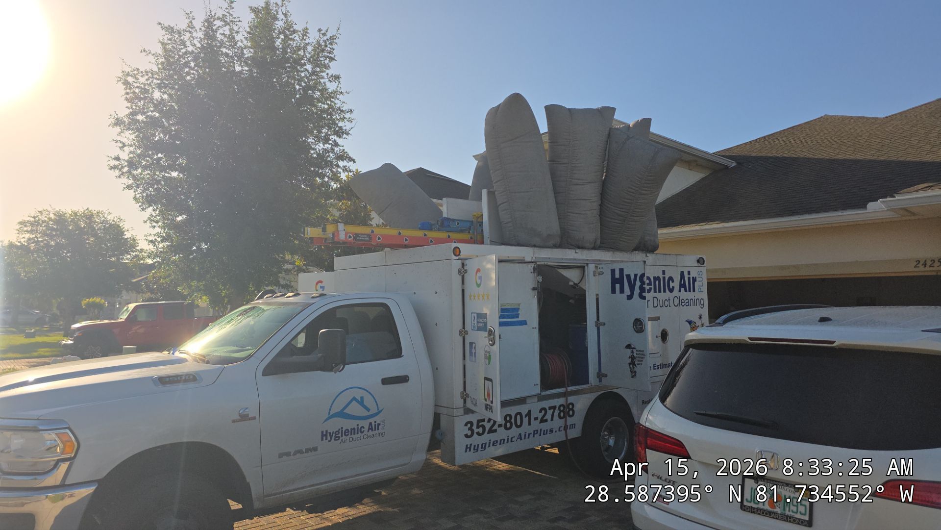 Air Duct Bath Fan Cleaning in Clermont by Hygienic Air, Inc