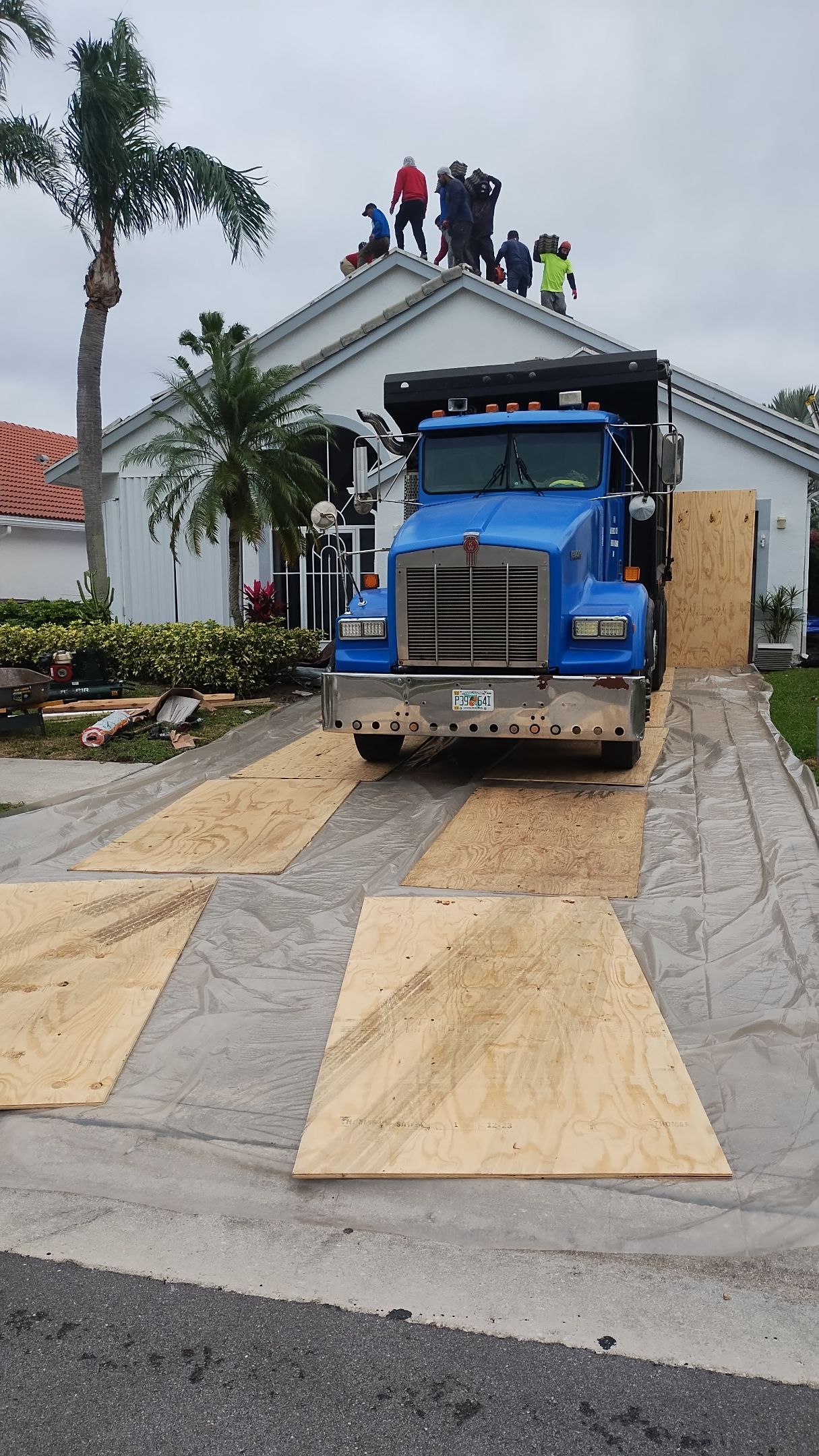 Residential Roofing Installation using Eagle Roofing Tile by BLUES BROTHERS ROOFING