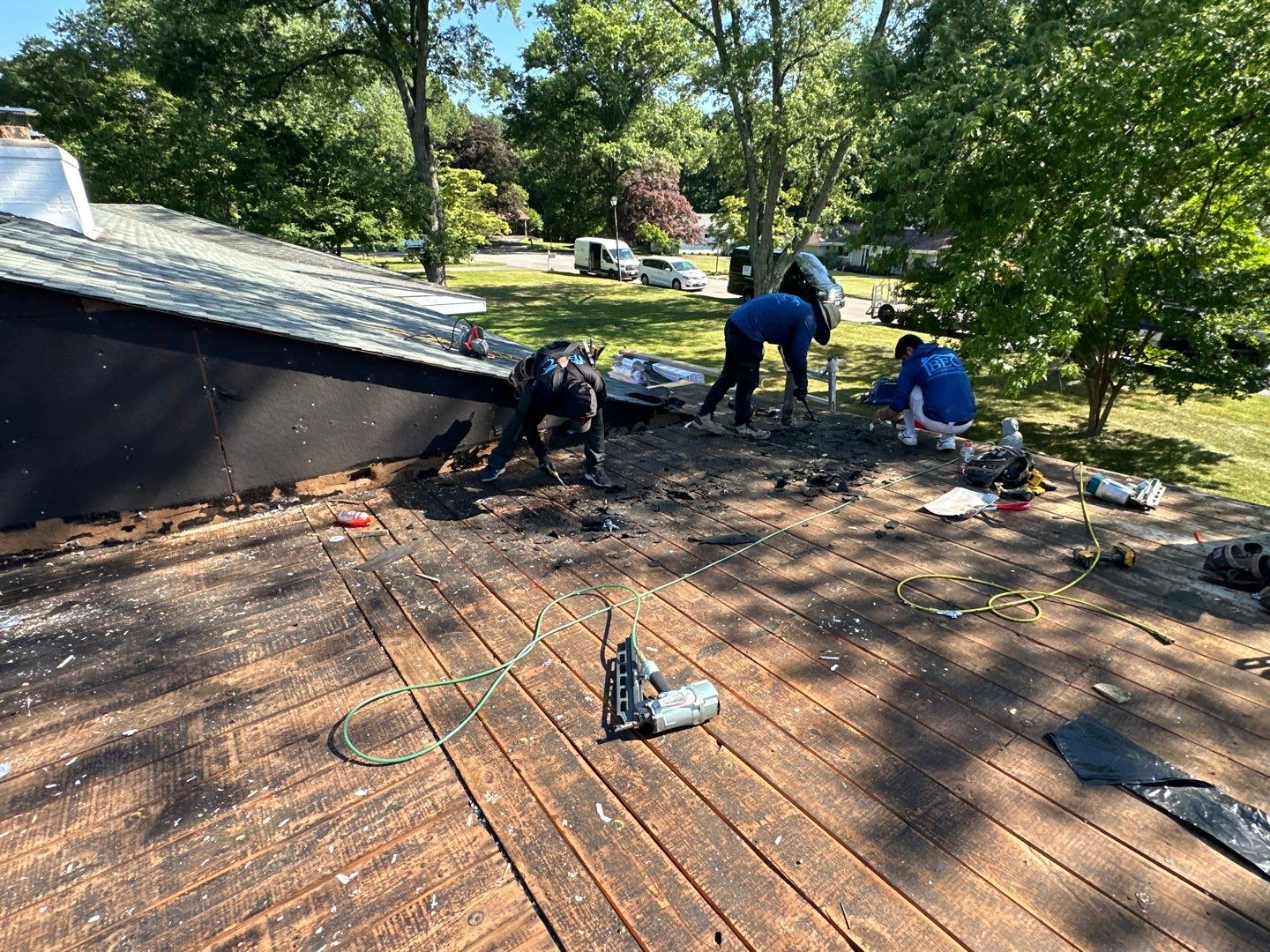 Large Deck Screened in Porch Project by Bec Construction Llc