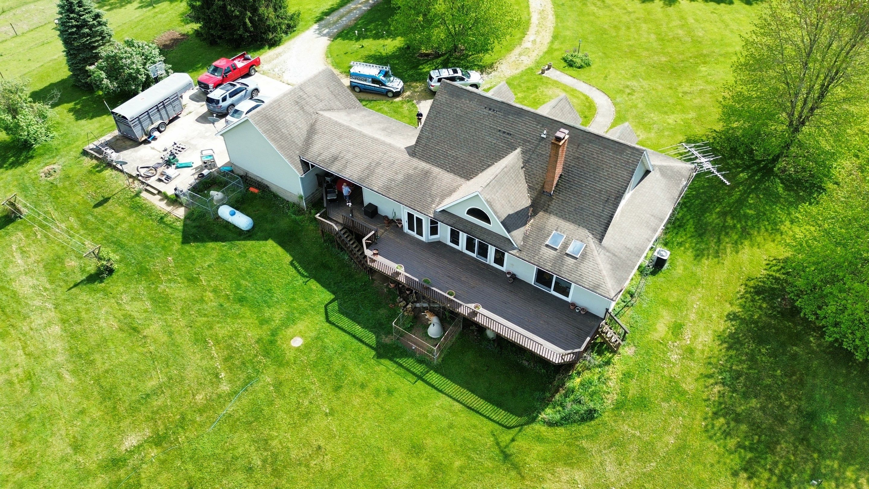 Residential Roofing Installation using ProVia Ironstone Slate Metal Roofing by RoofX 
