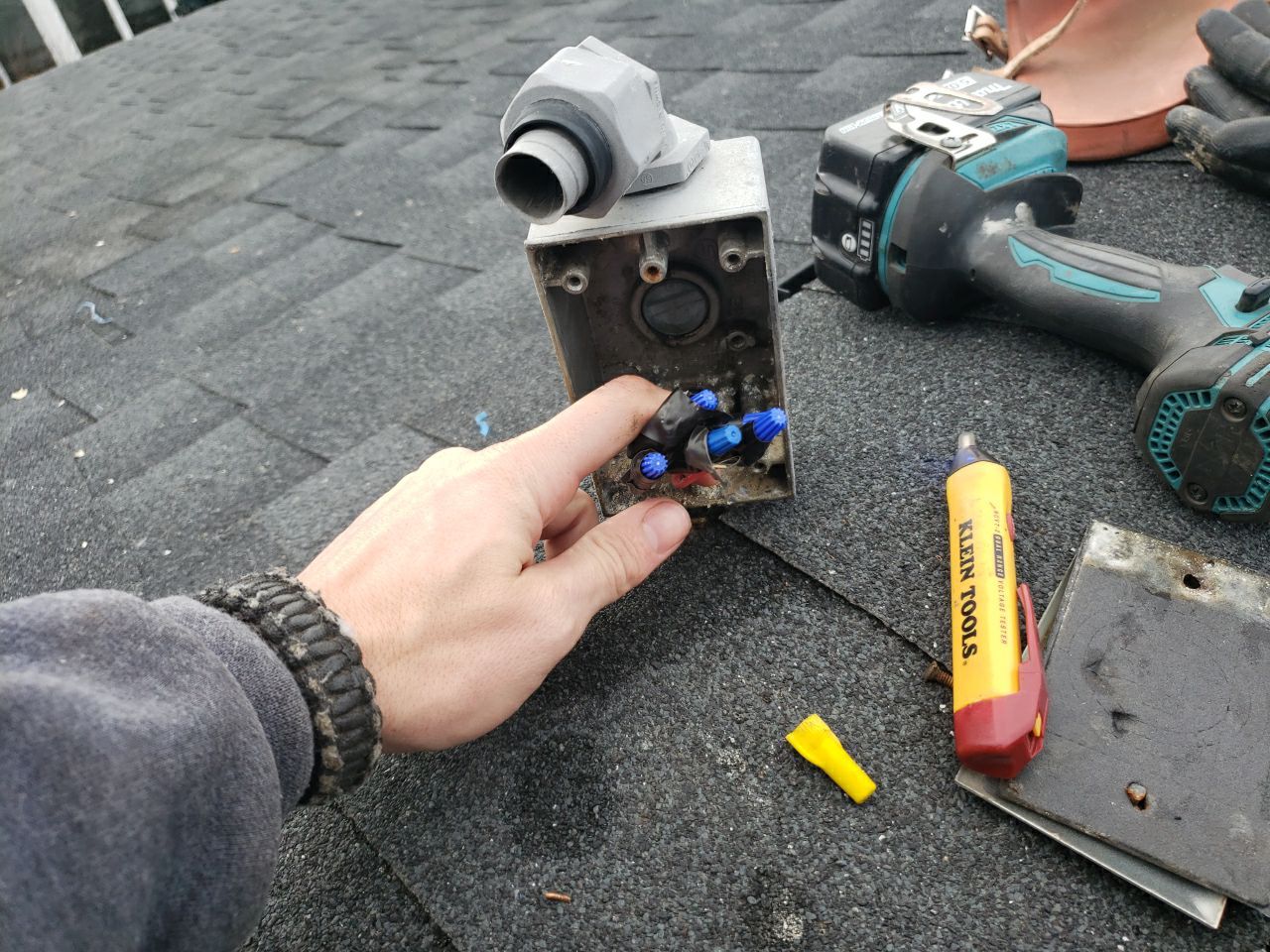 Swamp Cooler Removal using Shingle Repair by The Roof Doctor