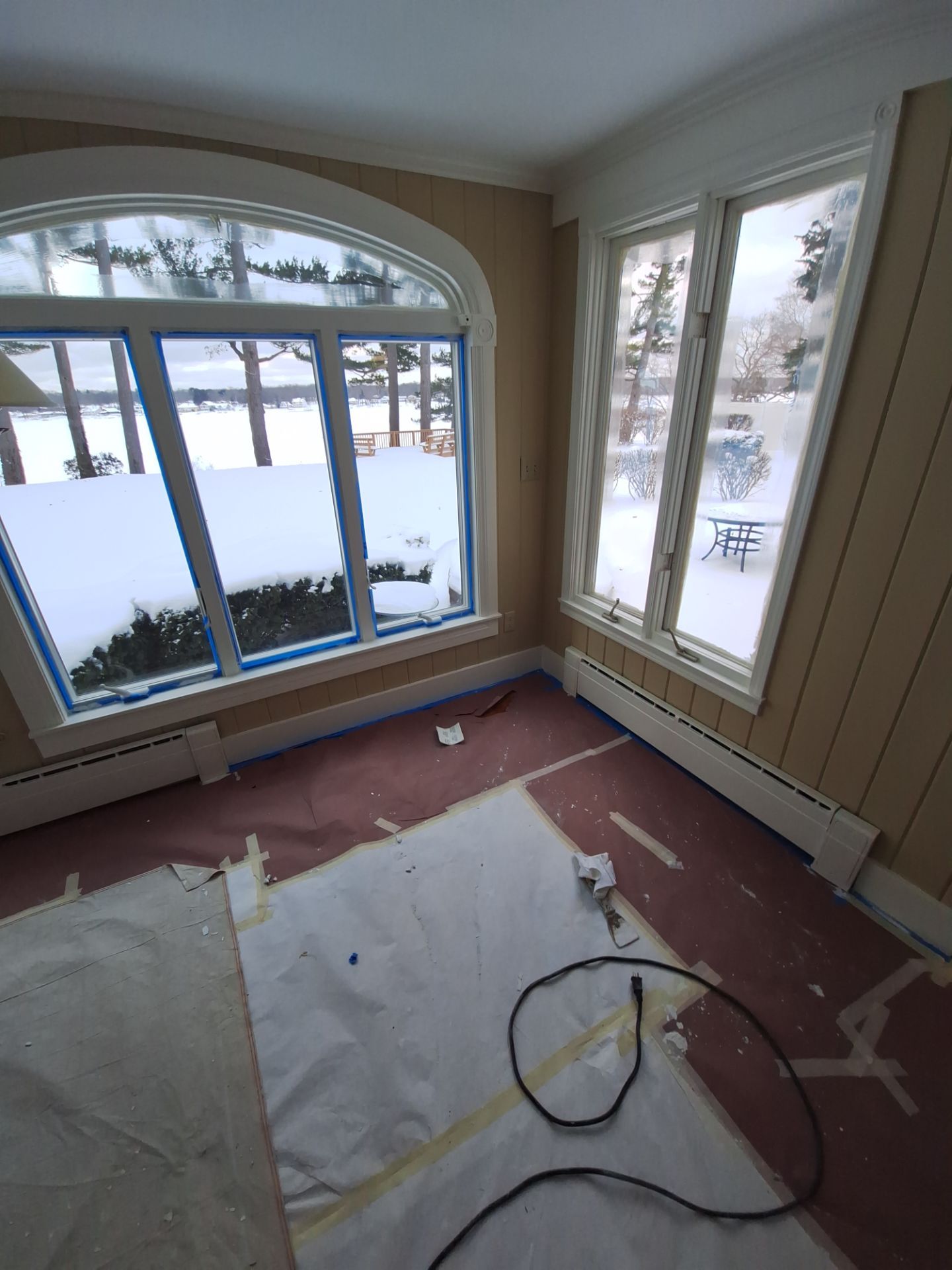 Comprehensive Interior Painting and Drywall Repairs for a North Muskegon Residence by Gordon Painting
