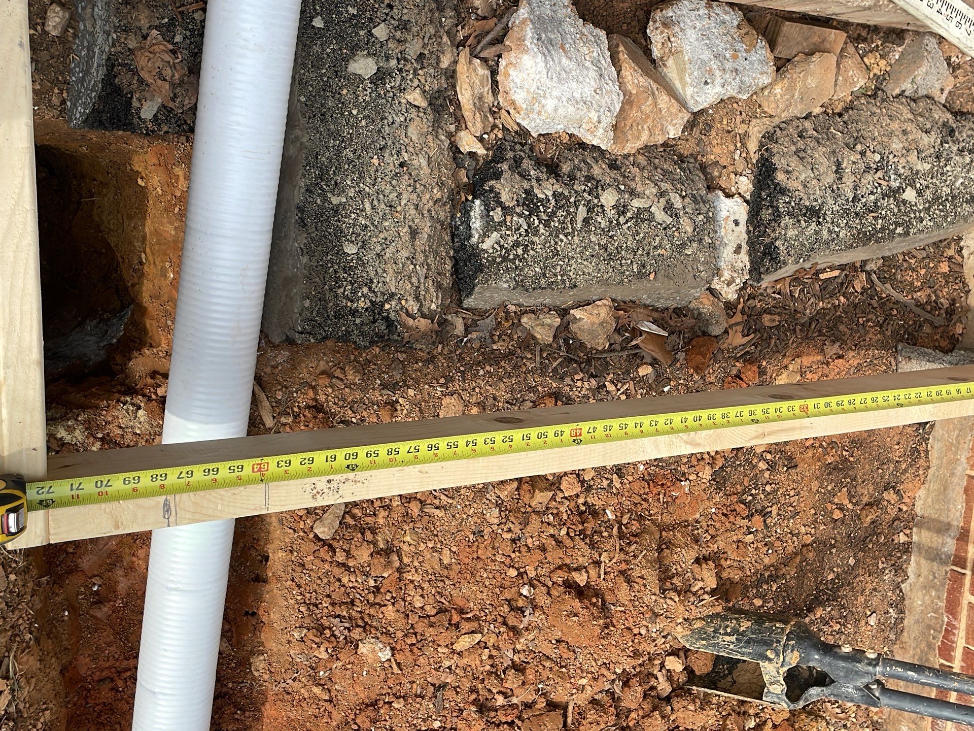 New walkway with stairs and a new front porch by Fairfax Contractors, LLC