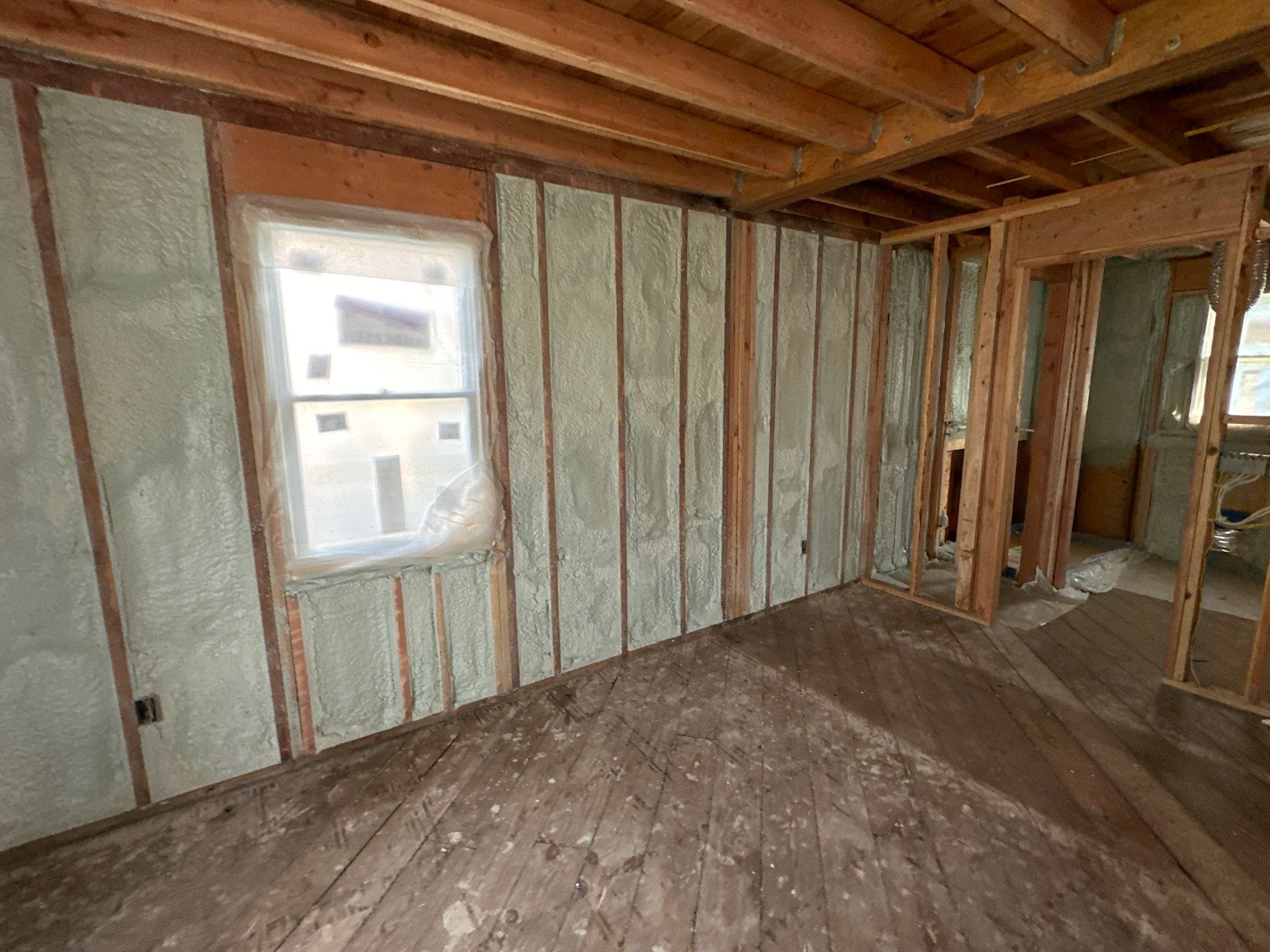New Home Construction using Closed Cell Spray Foam by NYS Foam & Energy