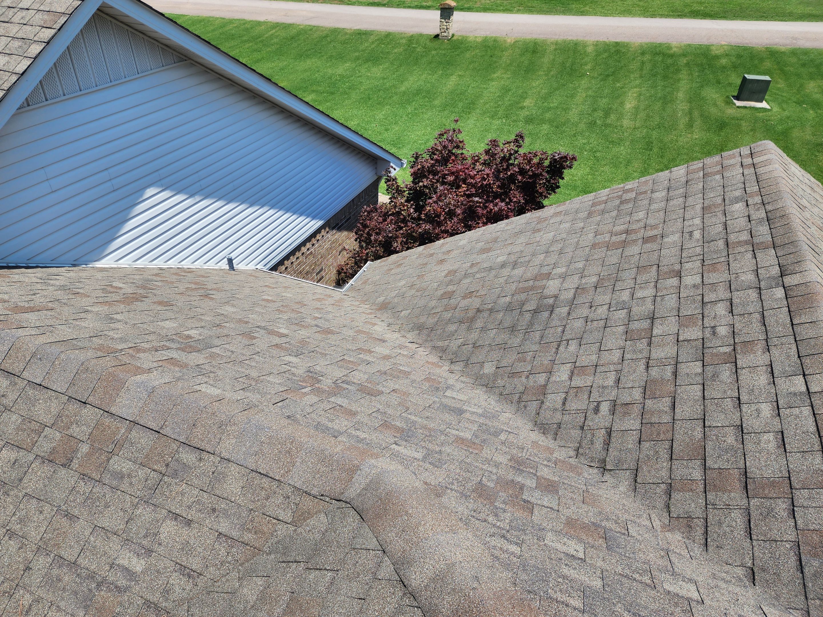 Residential Roofing Repair using Malarkey Highlander: Natural Wood by Hostetler Roofing