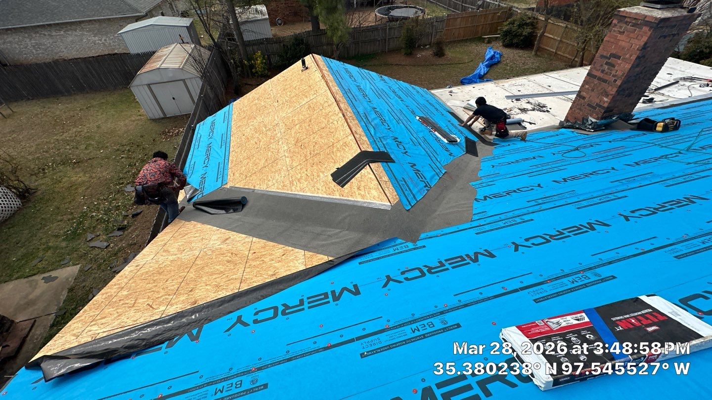 Project in Oklahoma City by Icon Roofing And Construction