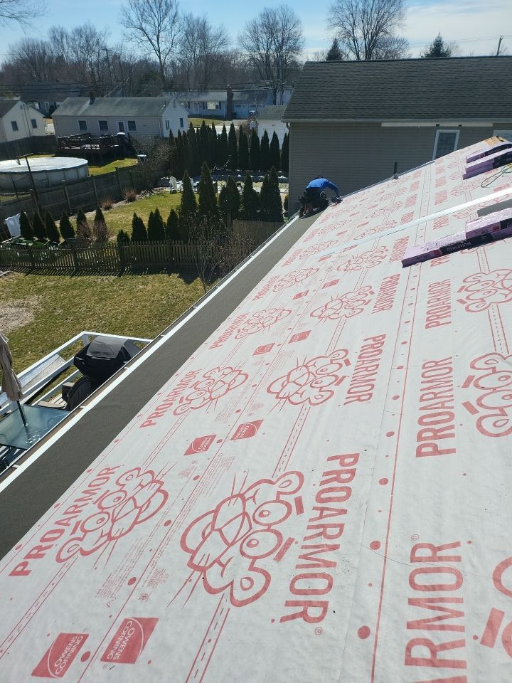Residential Roofing Installation using Owens Corning TruDefinition Onyx Black by A Plus Exterior