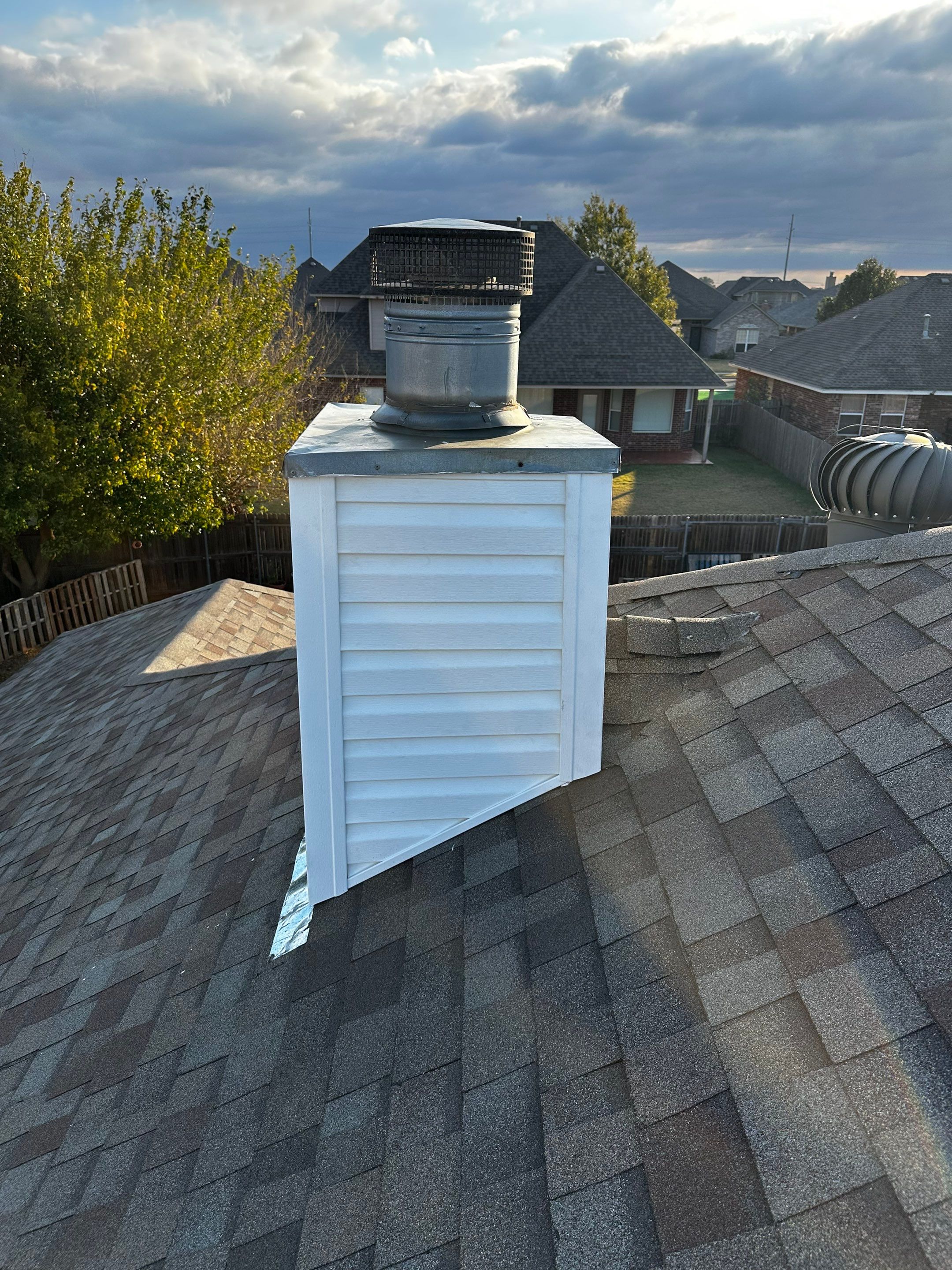 chimney repair in Yukon by McCann's Roofing and Construction