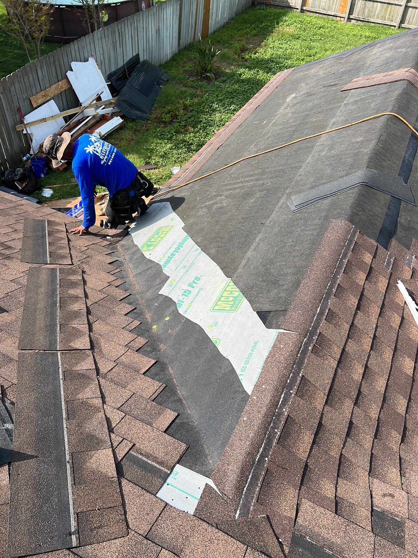 Back Yard Shade by Bayfront Roofing and Construction