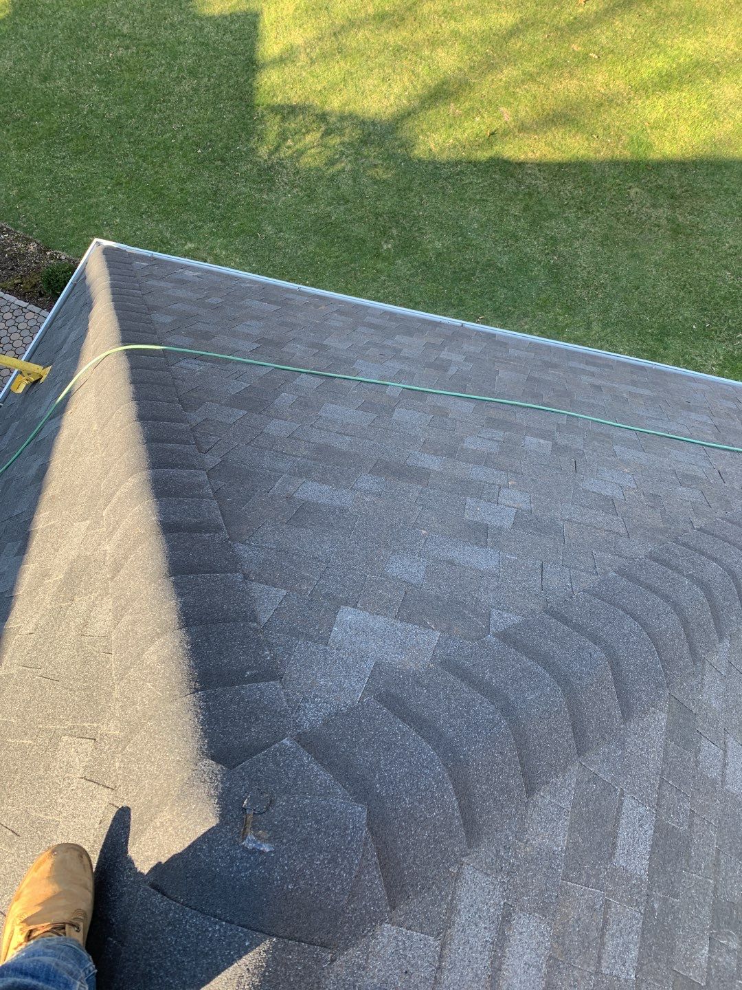 Residential Roofing Installation using Owens Corning TruDefinition Onyx Black by A Plus Exterior