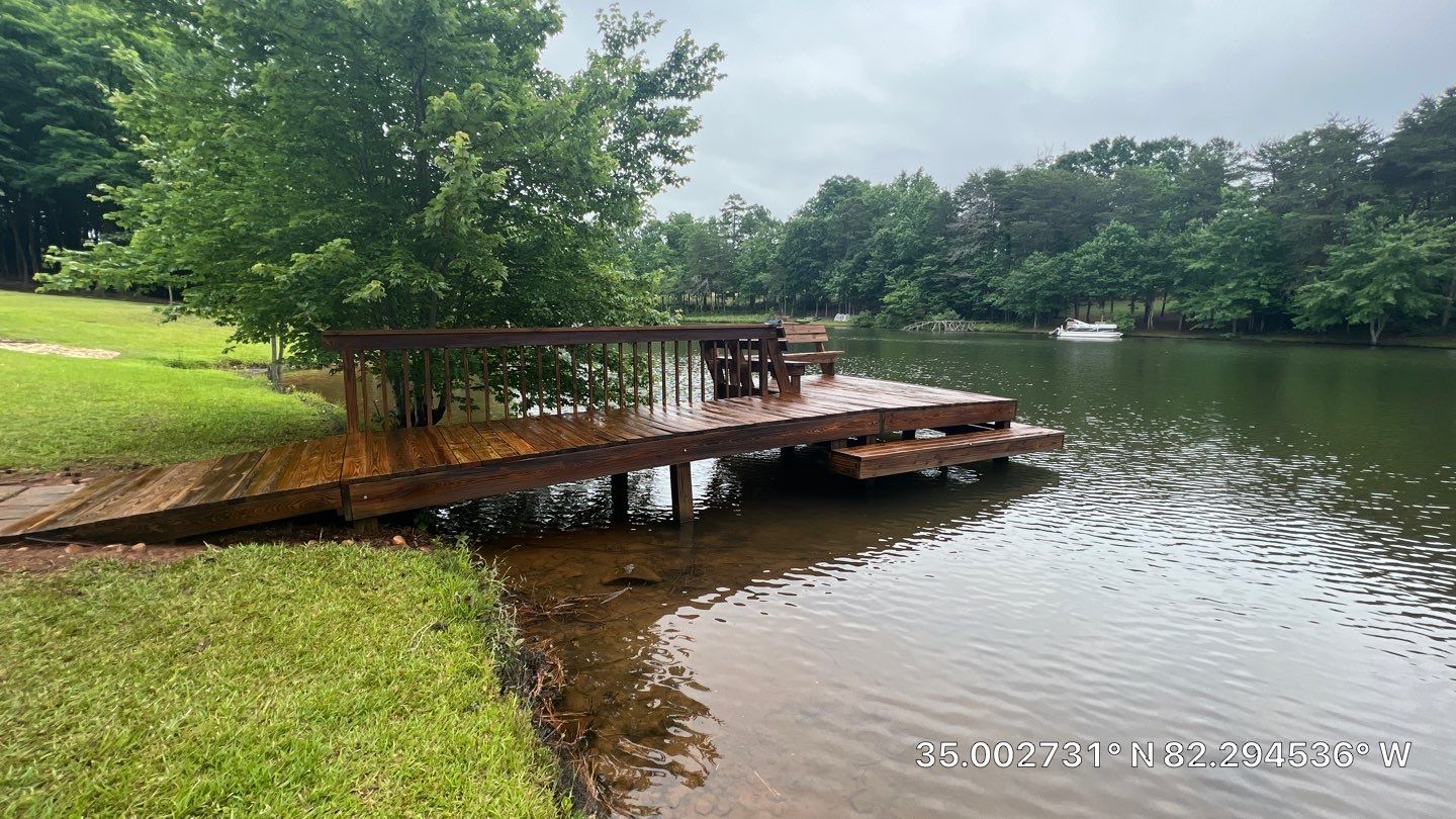 Dock using Wood Sealant by DuraSeal