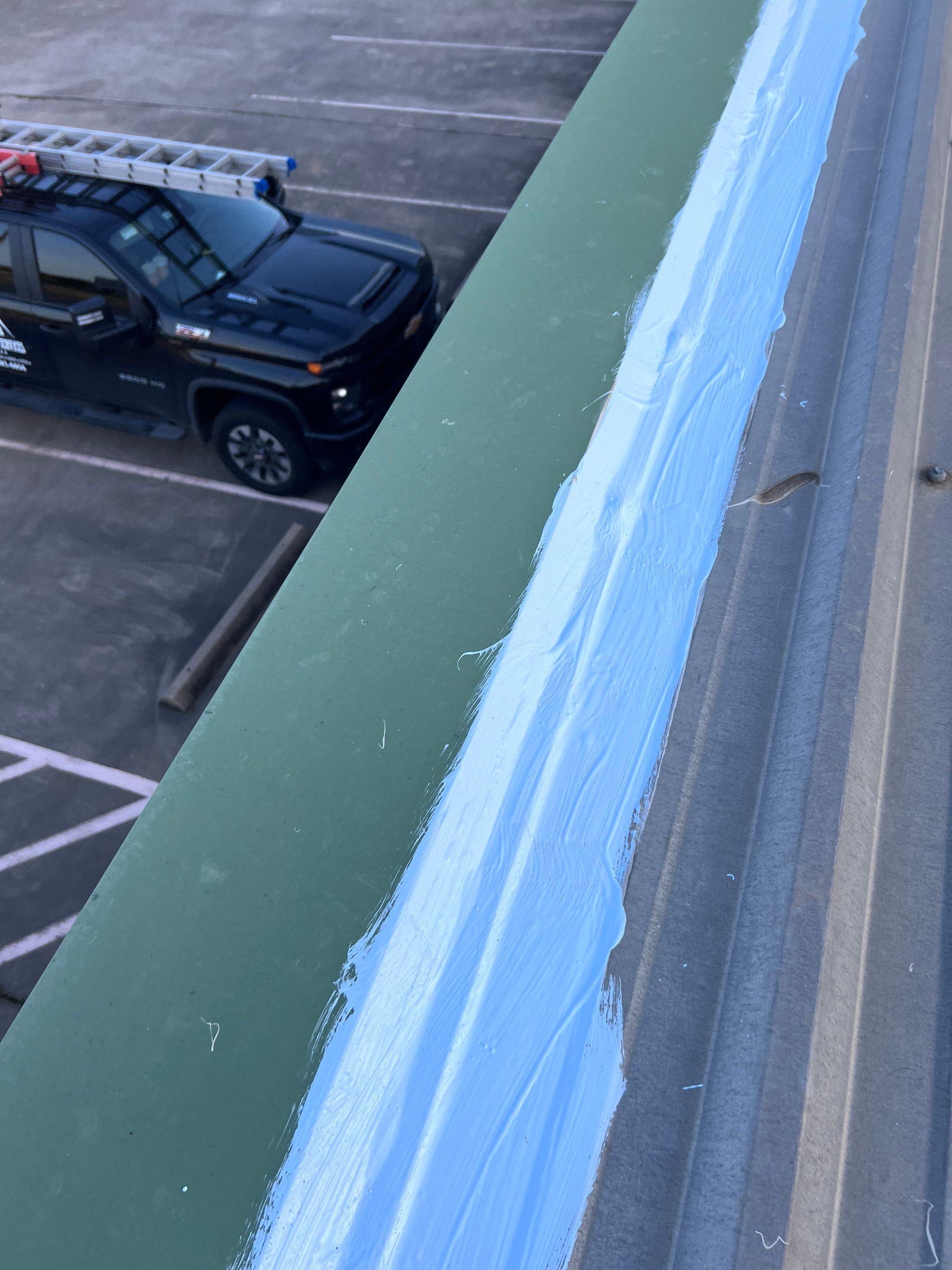 Hail Damage using Metal by Roof Repair Company