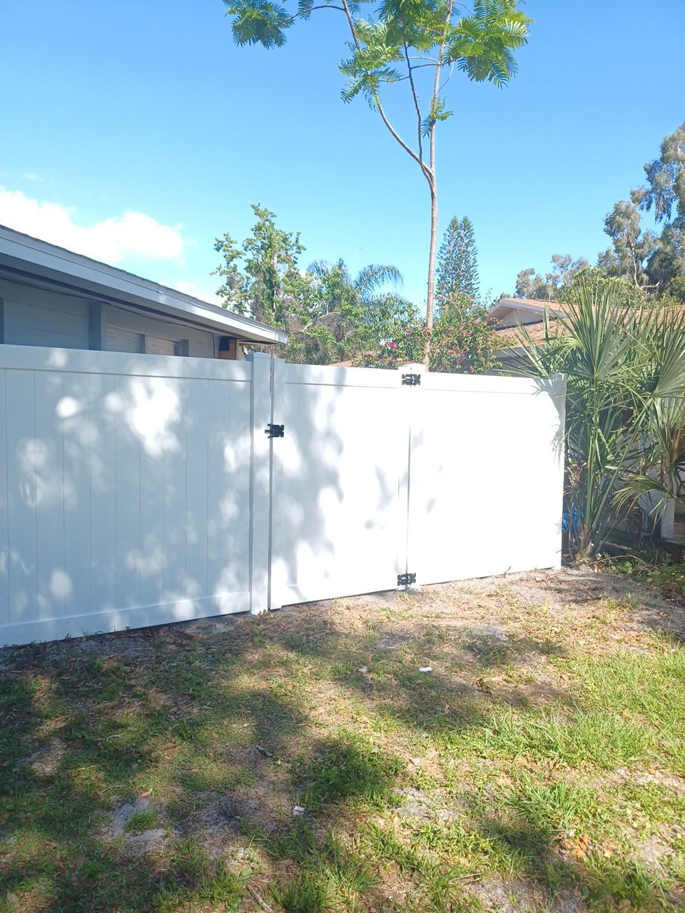 Bradenton, FL 6ft. Tall White Vinyl Privacy Fence by Asap fence and gates, LLC