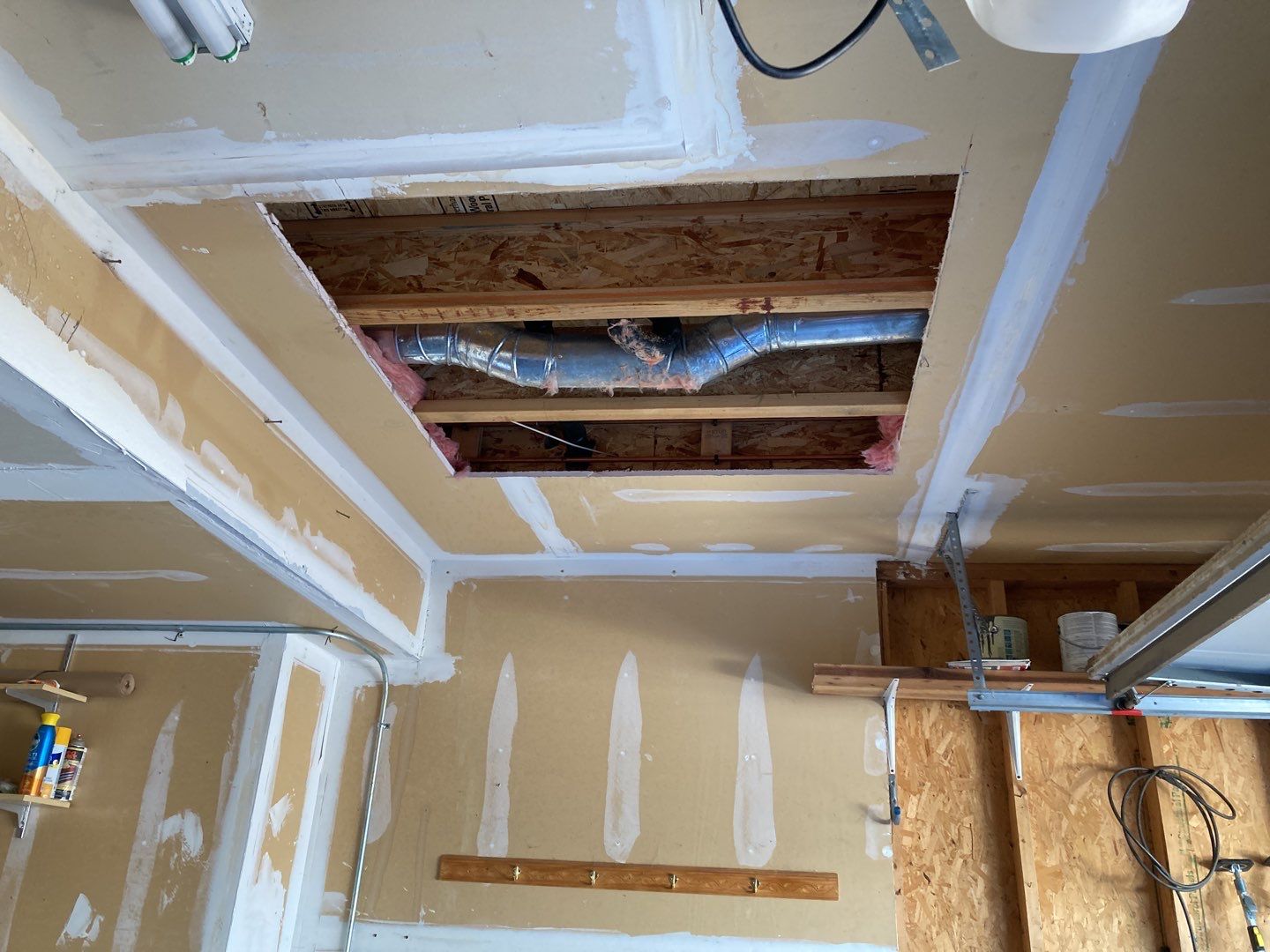 Water Damage in Garage by Accountable Home Services