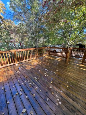 Weathered Deck using Wood Sealant