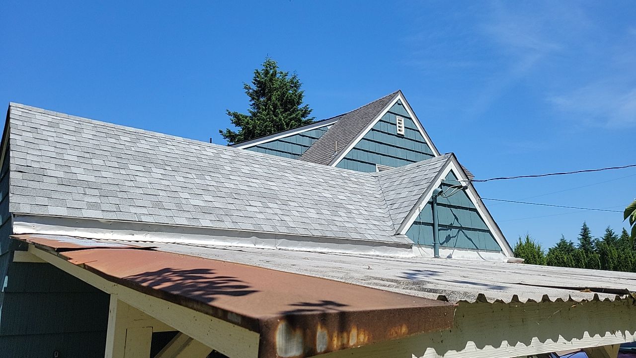 Residential Roofing Installation using IKO Dynasty 30 Year Shingle Color: Frostone Grey by Orezona Building & Roofing Company, Inc.