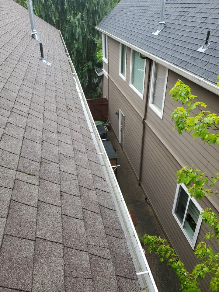 Gutter Clean using Moderate Pressure by Willamette Outdoor Wash LLC