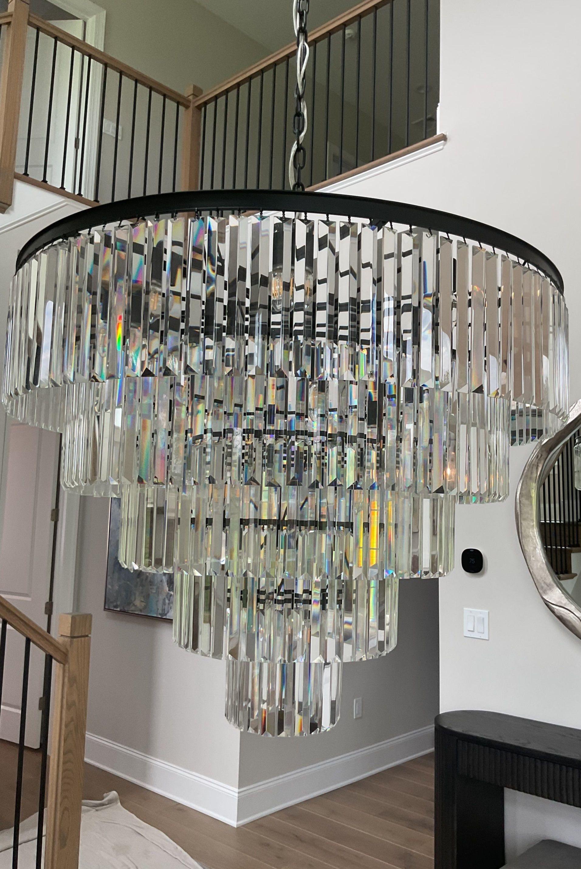High-End Fixture Mounted on Light Lift by ZAM Electric