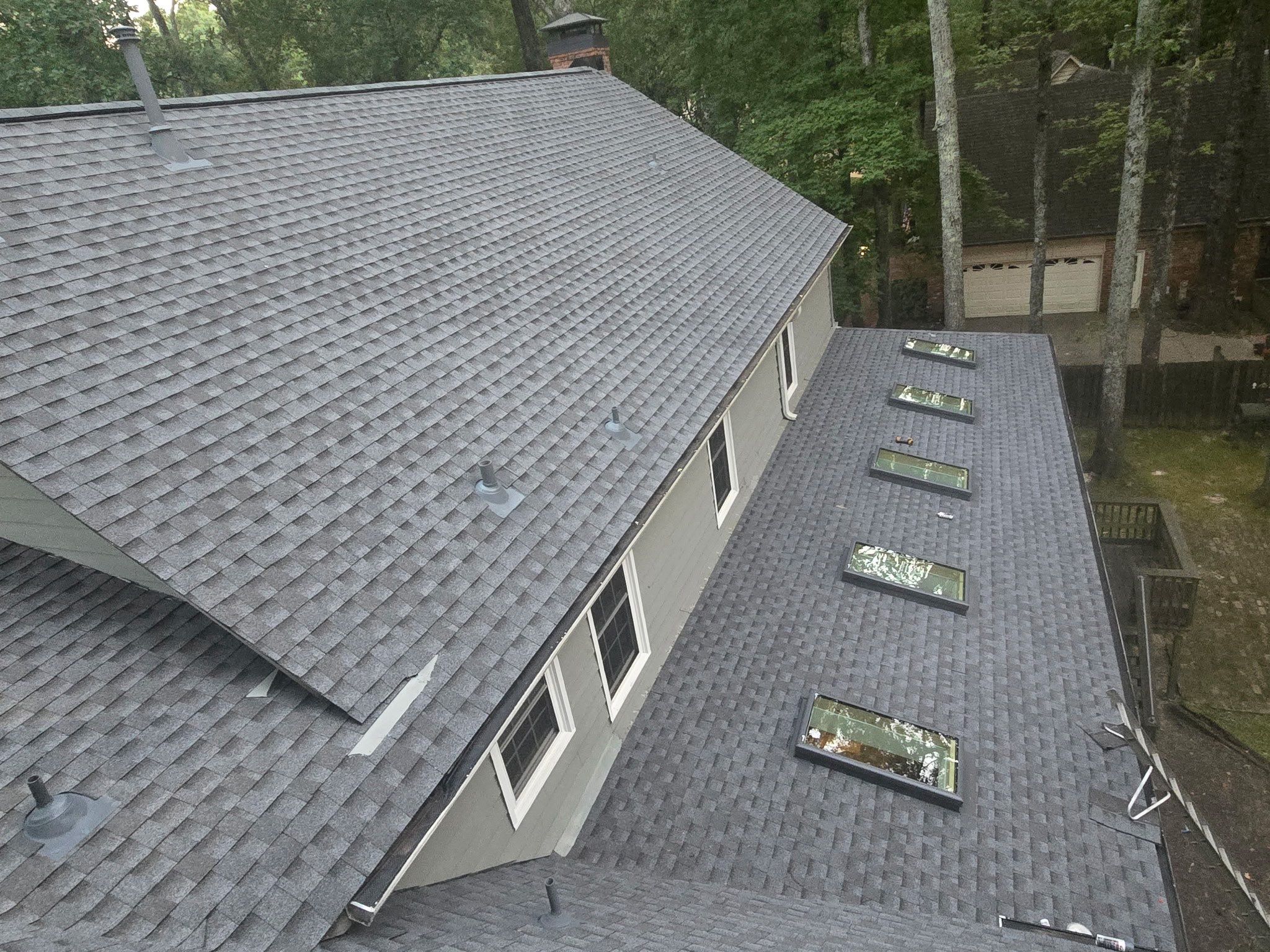 Collierville Roof Replacement Following Major Tree Impact Damage with interior repairs by Revival Roofing Services
