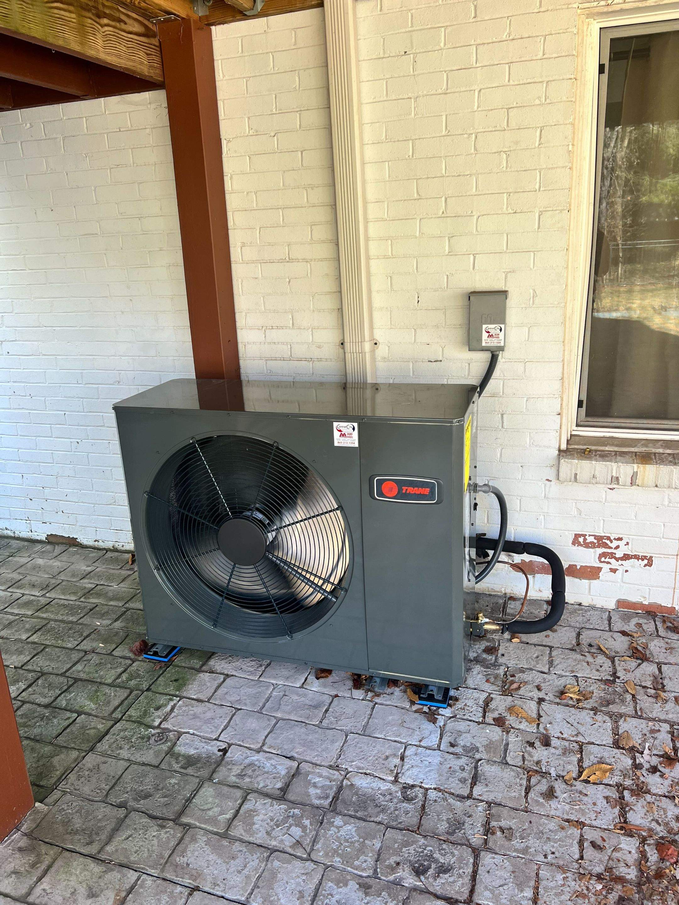 Trane Side Discharge Condenser with Trane Furnace