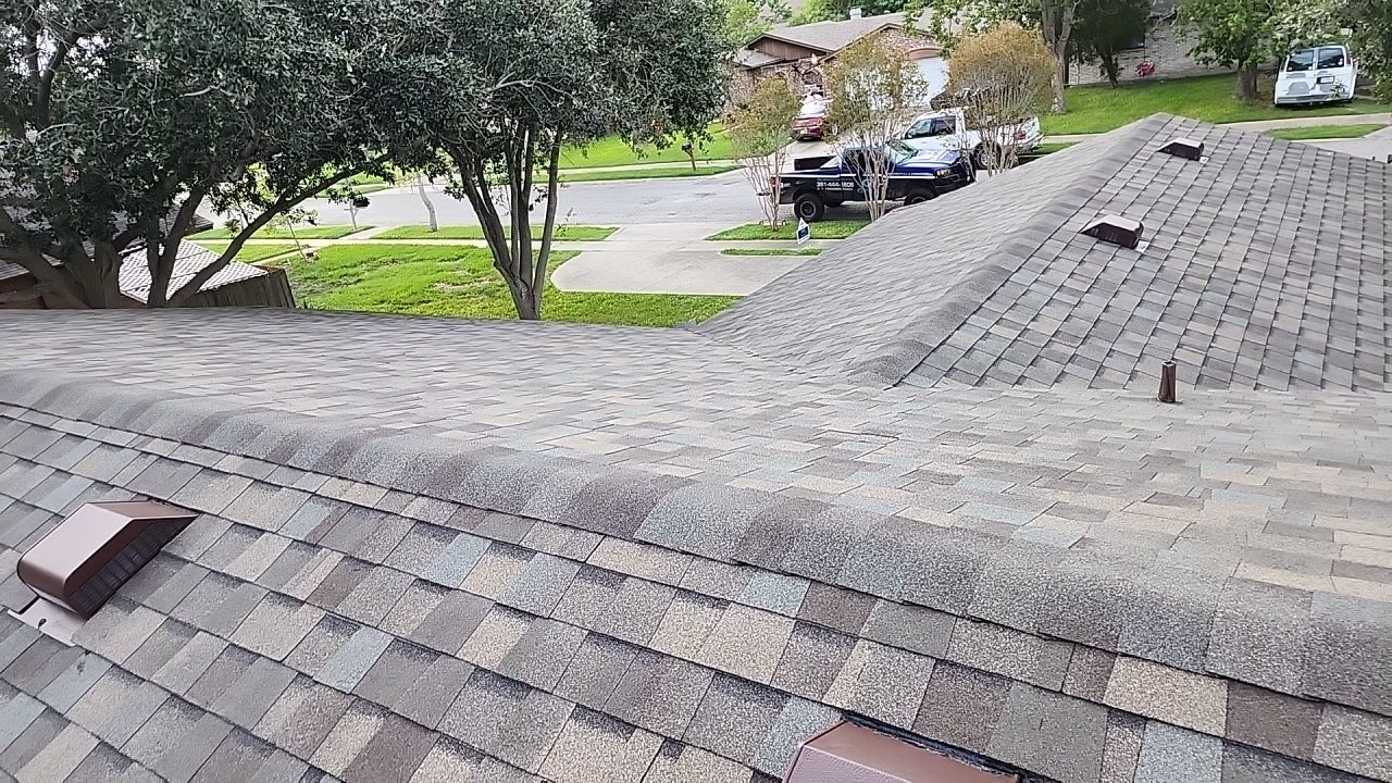 Full Roof Replacement using Certainteed Landmark Weatherwood by Galvan Roofing and Construction