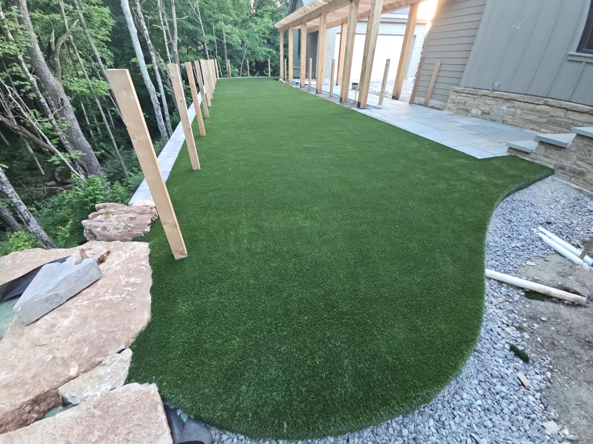 Synthetic Turf Installation in Delaware, OH by Southwest Greens Midwest
