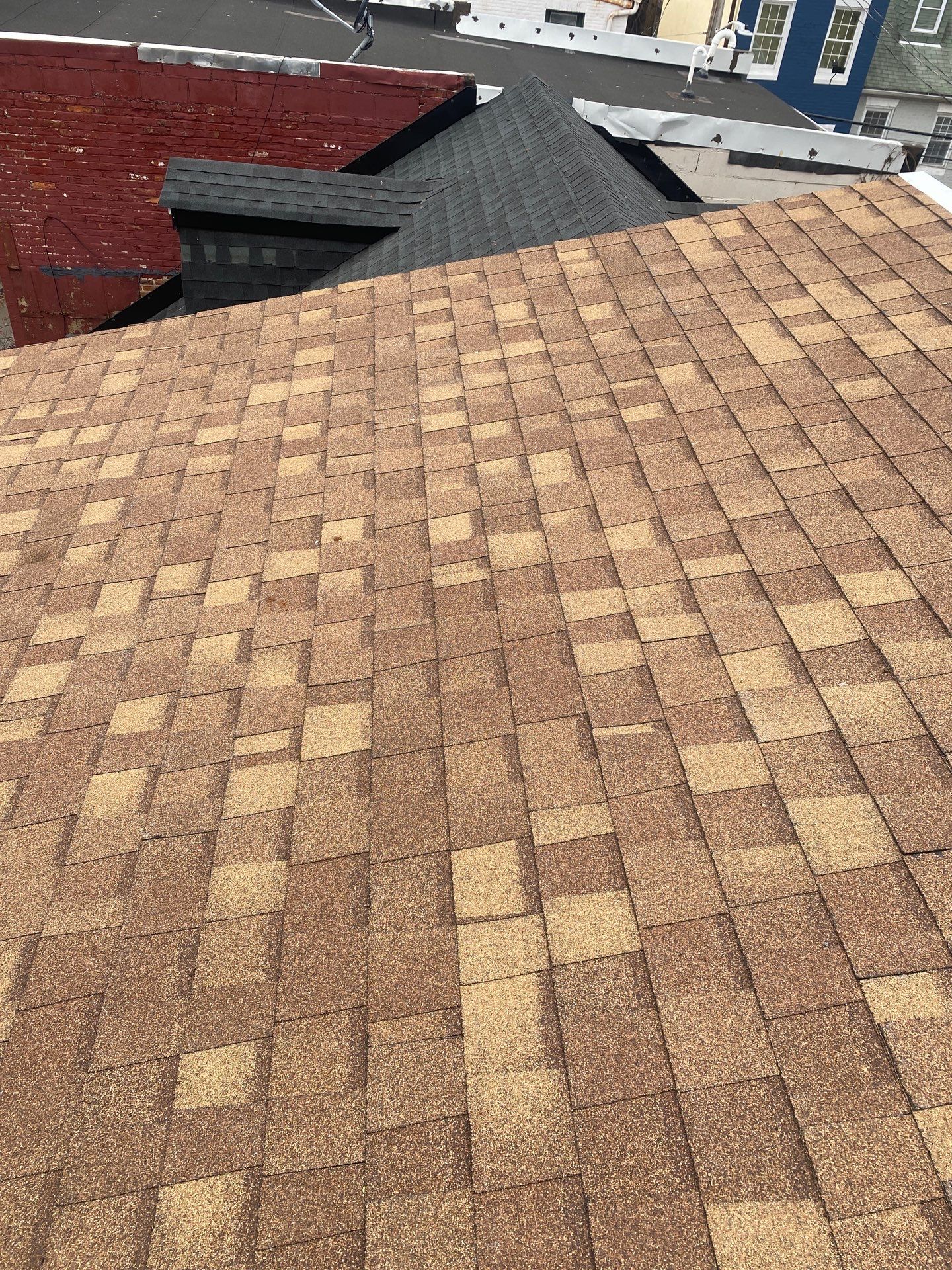 Residential Roofing Installation using Landmark Shingles by Alpha Design Services